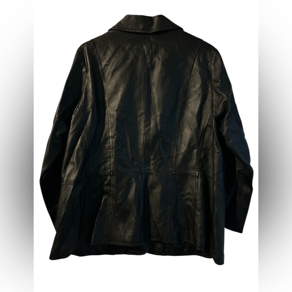 Genuine Leather Maggie Barnes Blazer Women’s 0X - Picture 3 of 5